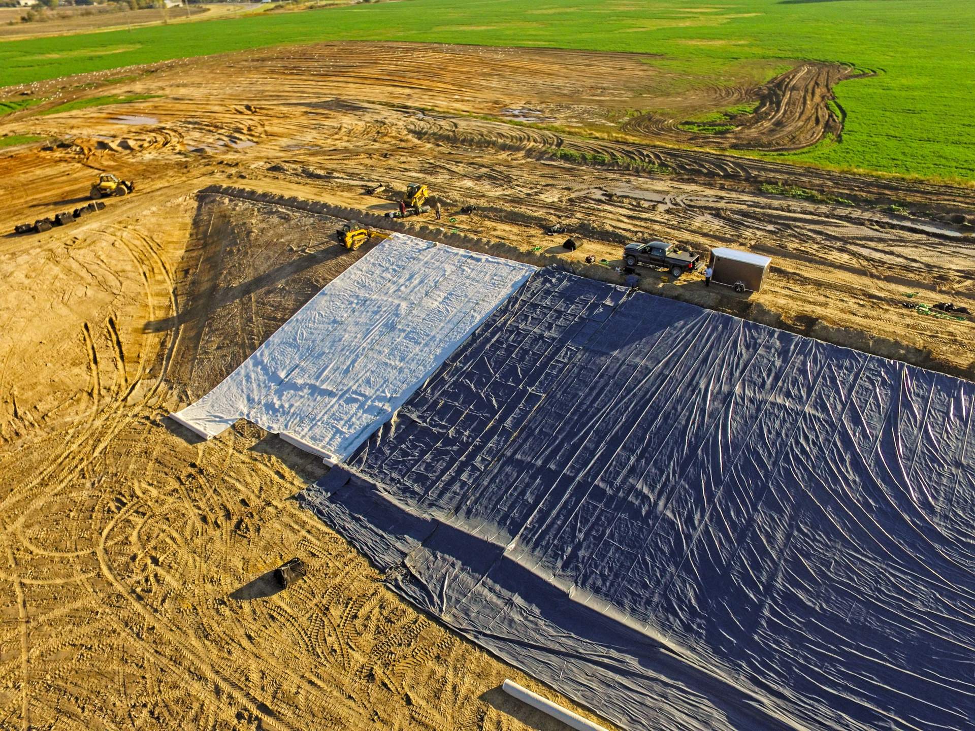 Geomembrane Pond Liners PunctureResistant RPE Liners