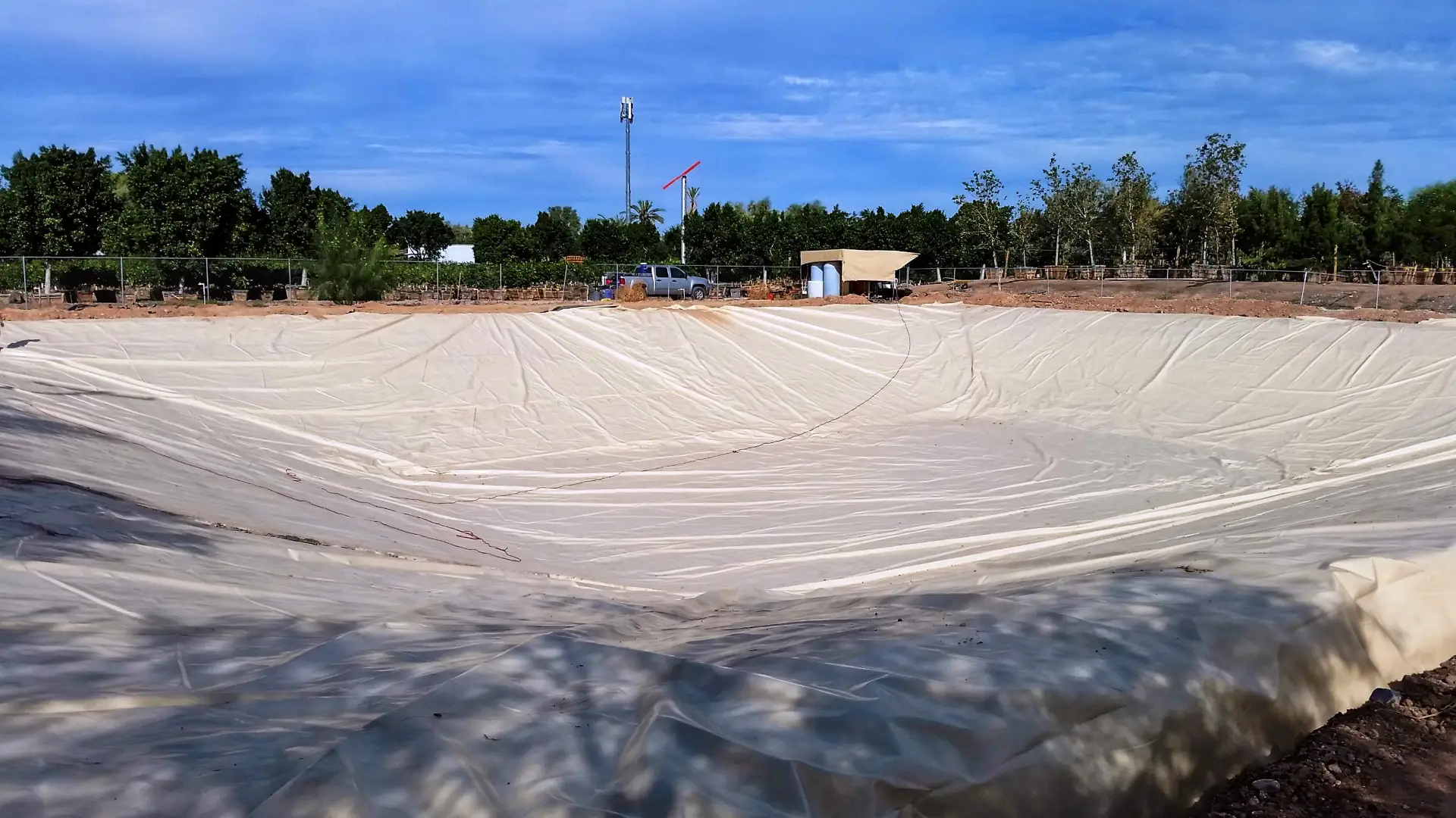 Construction Pond Liner