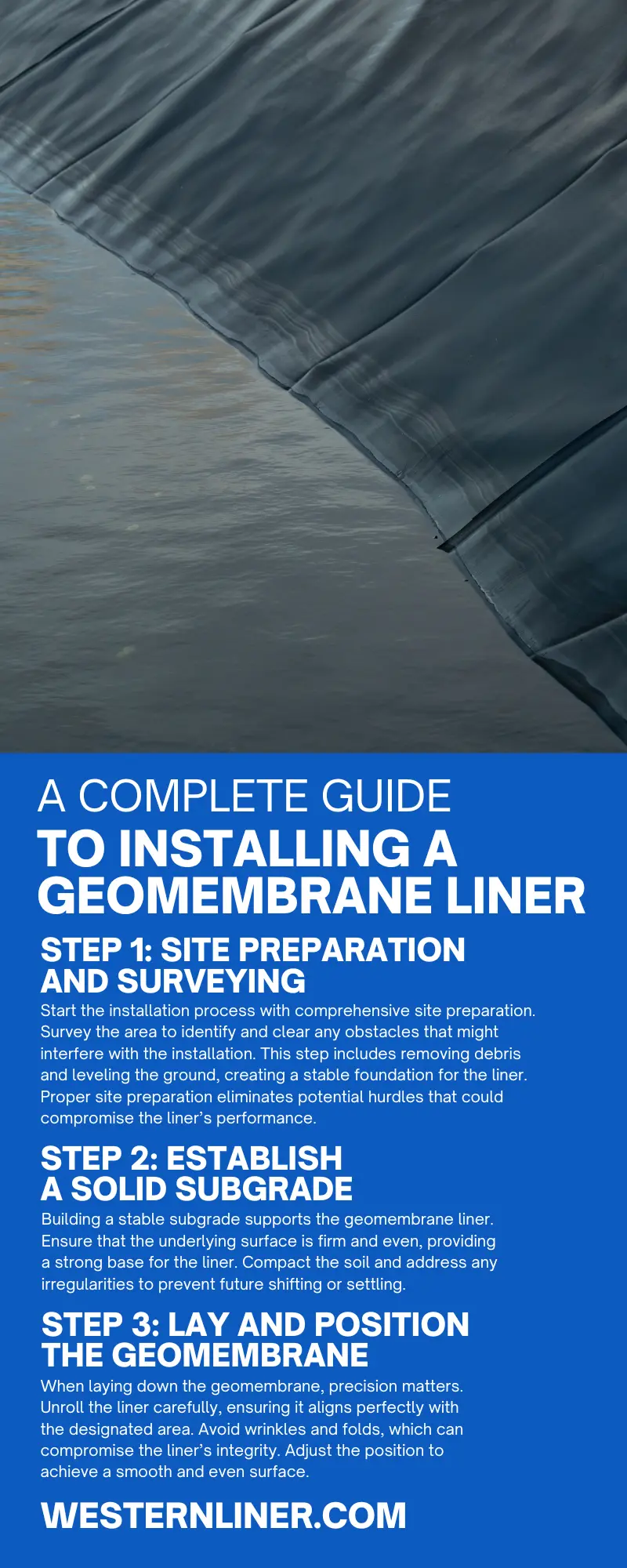 A Complete Guide to Installing a Geomembrane Liner