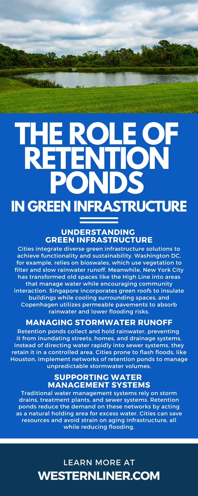 The Role of Retention Ponds in Green Infrastructure