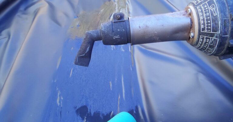 Repairing Tears in Large Pond Liners Effectively