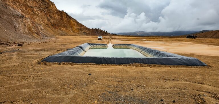 What To Do When a Pit Liner Starts Leaking